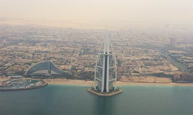 Dubai sobrevoo
