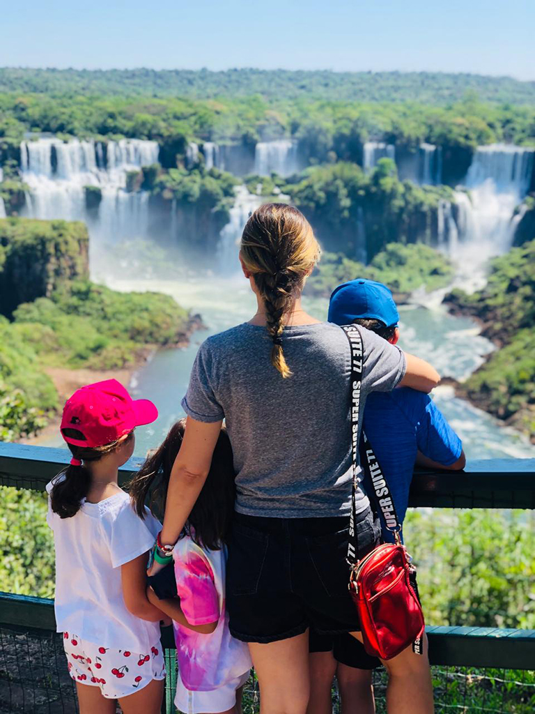 Foz do Iguaçu com crianças (Foto: acervo pessoal Simone Sahade)
