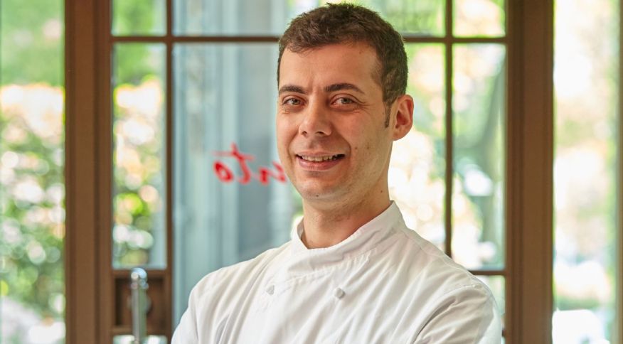 Alessandro Buffolino, chef do restaurante Acanto, em Milão