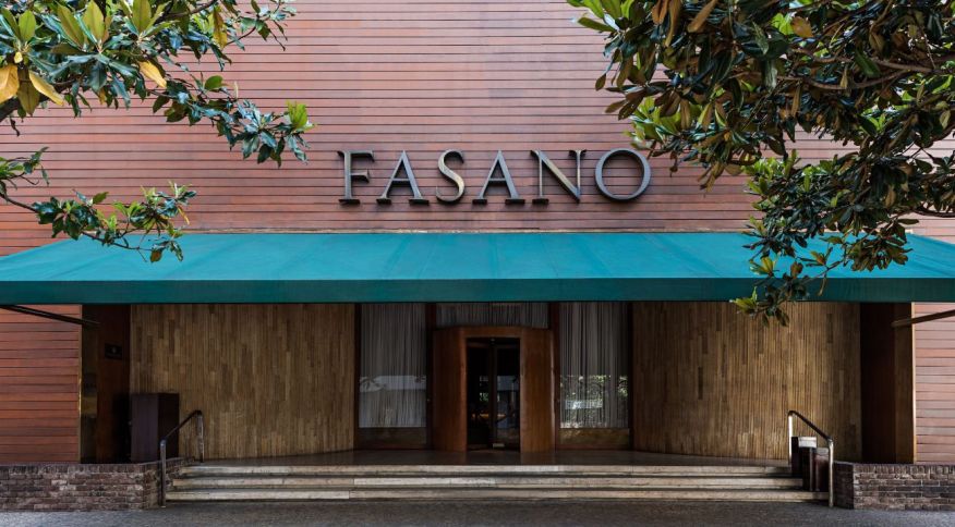 Entrada do Fasano São Paulo, hotel brasileiro entre os melhores do mundo